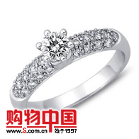 PT950Ůʽ������ʯ��ָ(0.33����)