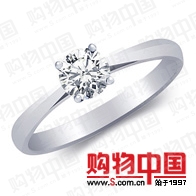 18K�׽�Ůʽ��Ʒ�����ָ(0.40����)