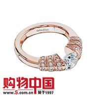 18Kõ���Ůʿ������ʯ��ָ(3.4����)