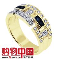 ��������ʯ��ʯ��ָ[18K�ƽ�]